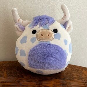 Squishmallows Conway the Purple Highland Cow 3.5 Inch Clip